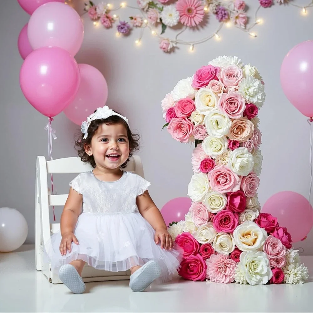 🍓$5 Pick!🍓 Booulfi Baby Girl Baptism Flower Girl Christening 3 Piece Set